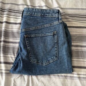 Old Navy OG Straight Dark Blue Jeans with Gems